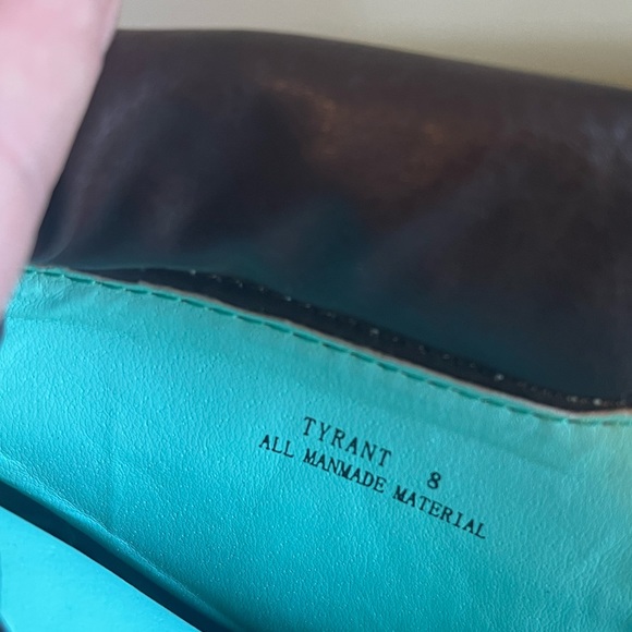 DOLLHOUSE Blue Combat Boot Style High Heels - Picture 3 of 5